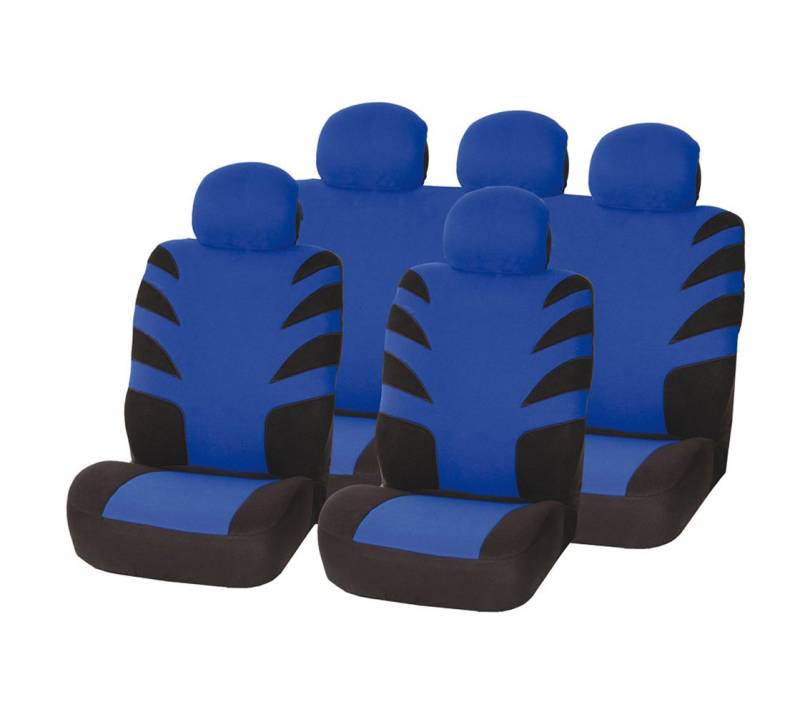 Bottari 10131: Sitzbezüge Raptor, blau, 9 Teile aus Velours von Bottari