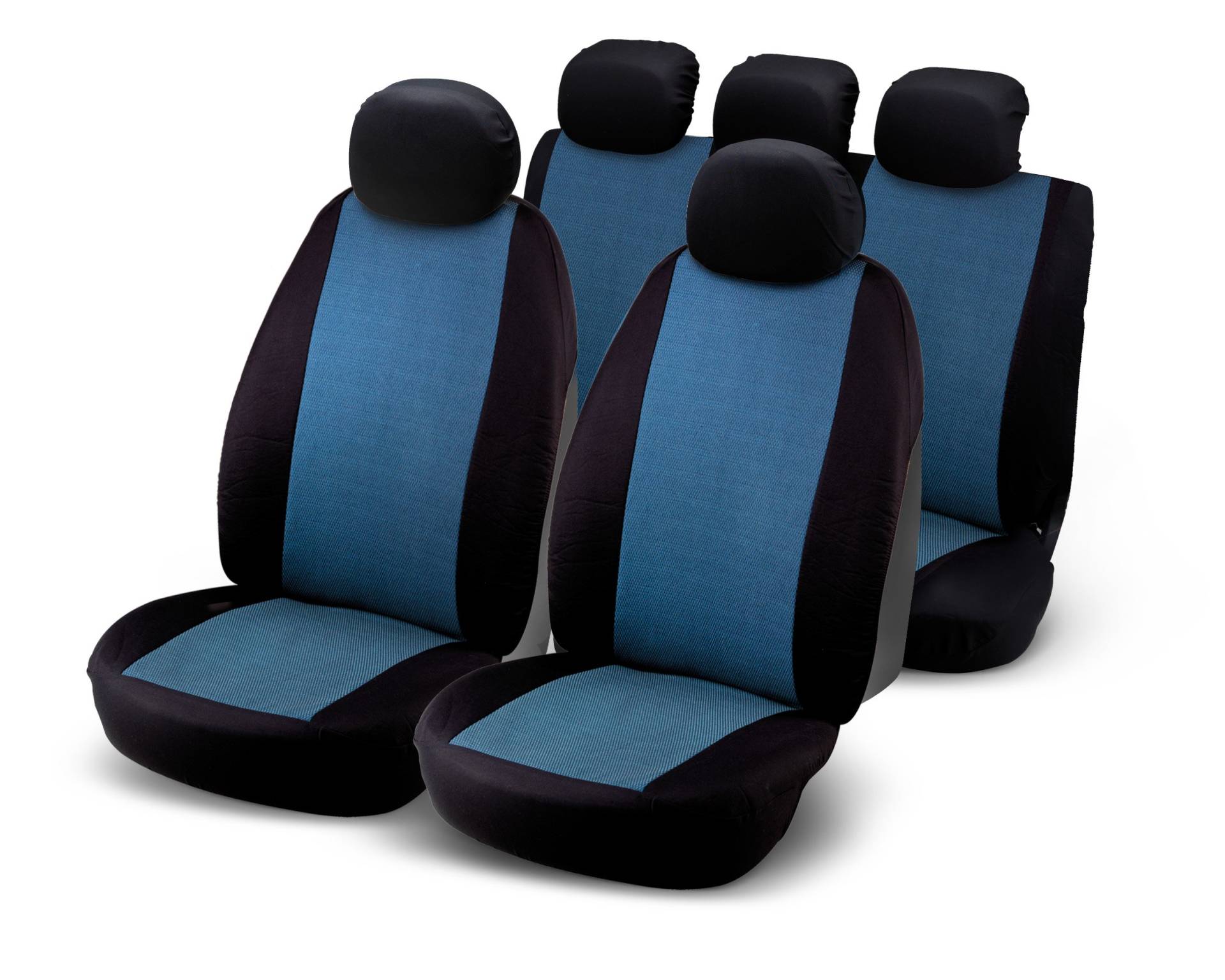 Bottari 10402 Sitzbezüge J9, 9 Teile aus Baumwolle, Schwarz/Blau Bottari 10402 Sitzbezüge J9, 9 Teile aus Baumwolle, Schwarz/Blau von Bottari