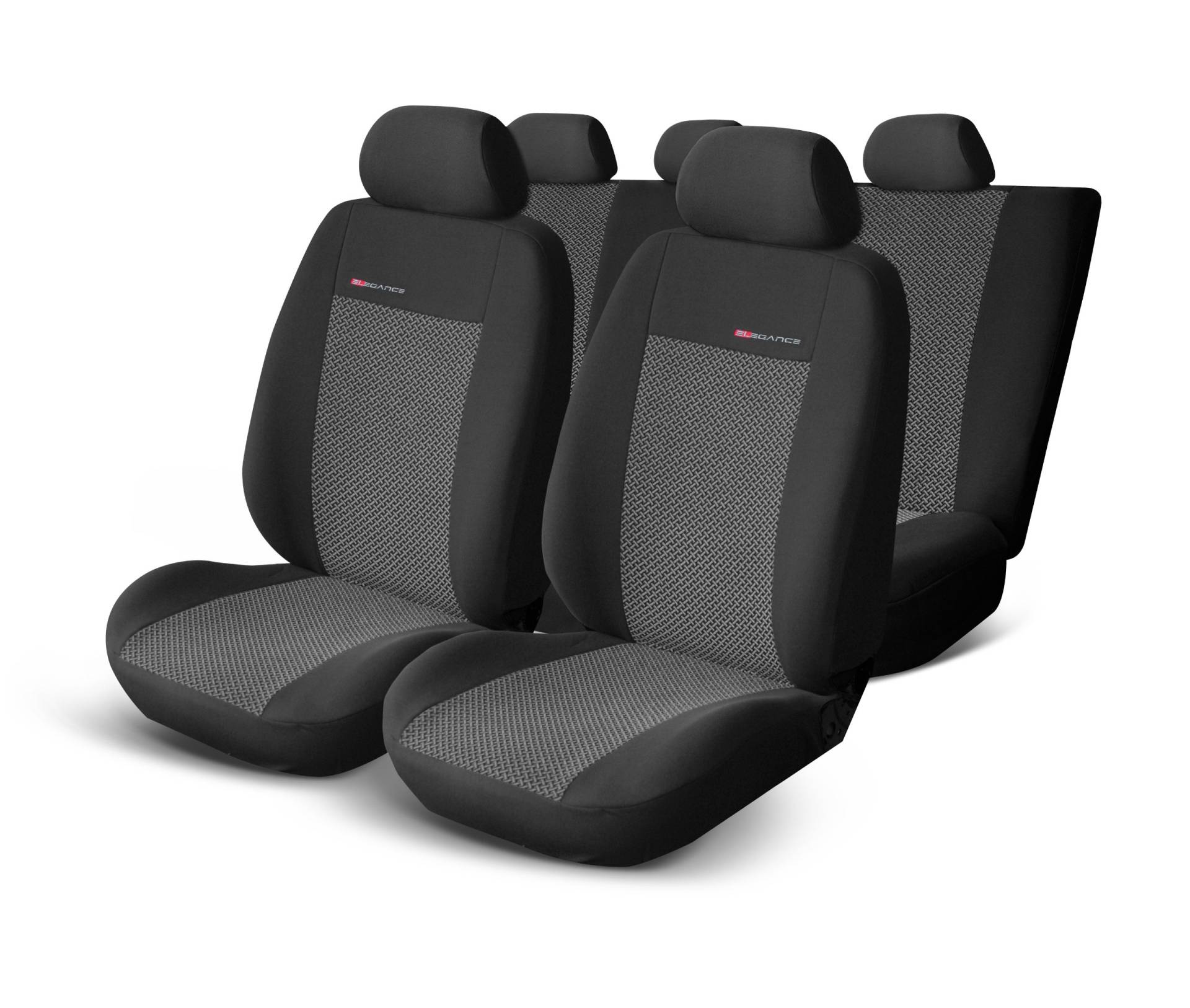 Bottari 10423 Sitzbezüge Luxus Elegance, 9 Teile aus Jacquard, Schwarz/Grau Bottari 10423 Sitzbezüge Luxus Elegance, 9 Teile aus Jacquard, Schwarz/Grau von Bottari