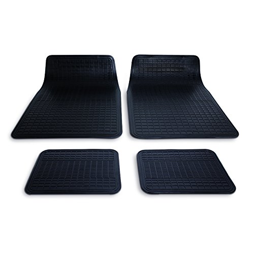 Bottari 14023N Universelle Gummifußmatte Scorpion, 4 Teile, Schwarz von Bottari