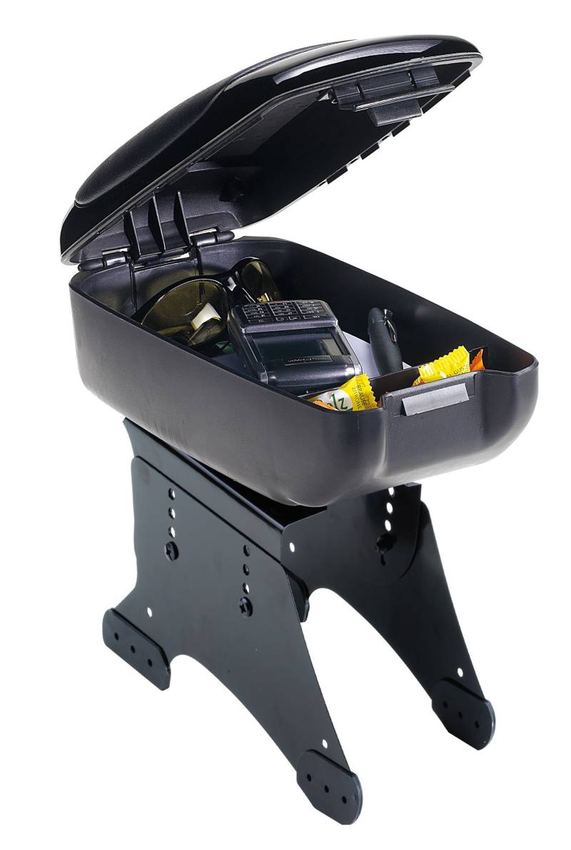 Bottari Armlehne und Getränkehalter für Auto, einfache Befestigung, Schwarz von Bottari