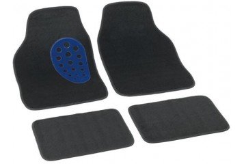 Bottari 17125 Set 4 teilig Teppich für Auto, Bubble, grau/blau von Bottari