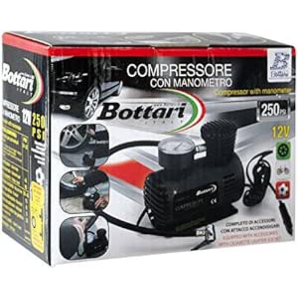 Bottari 24050 Kompressor Strong bis zu 17 Bar, 12 V-12 A von Bottari