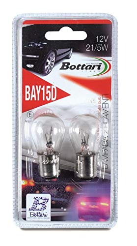 Bottari 30149 Leuchtmittel, 2 Lichter, 12 V, 5/21 W, Bay 15D von Bottari