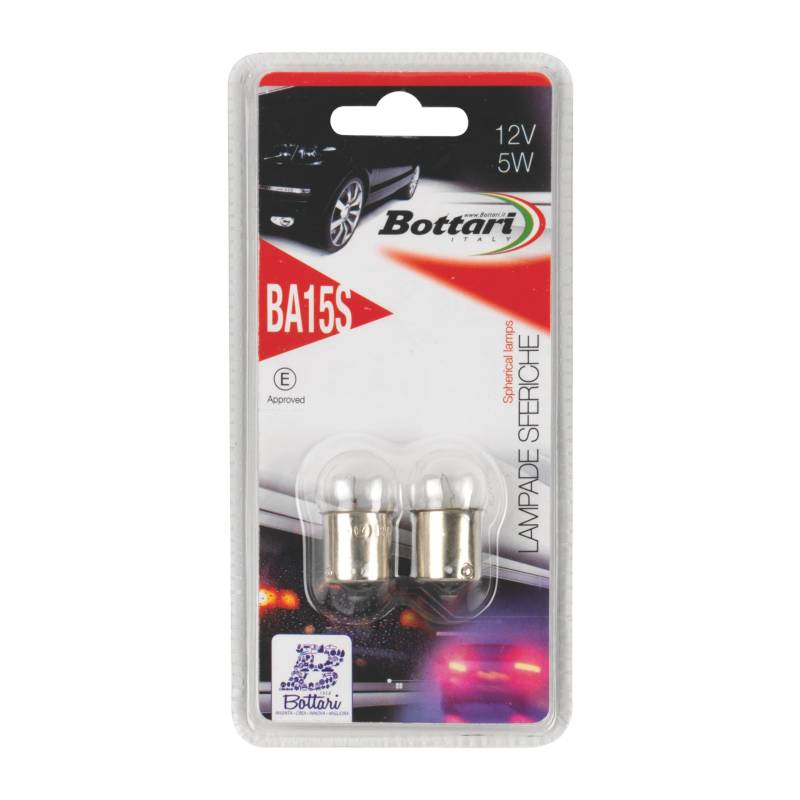 Bottari 30153 Scheinwerferlampen-Set 12 V 5 W Ba 15S von Bottari