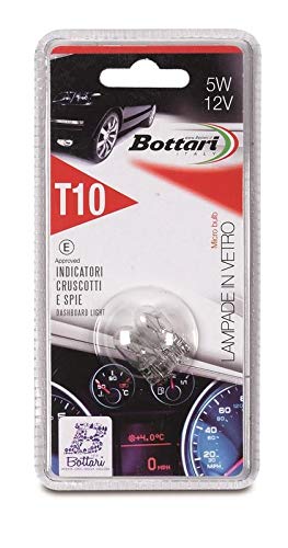 Bottari 30157 Lampenset Micro für Blinker, 12 V, 5 W, T10 von Bottari