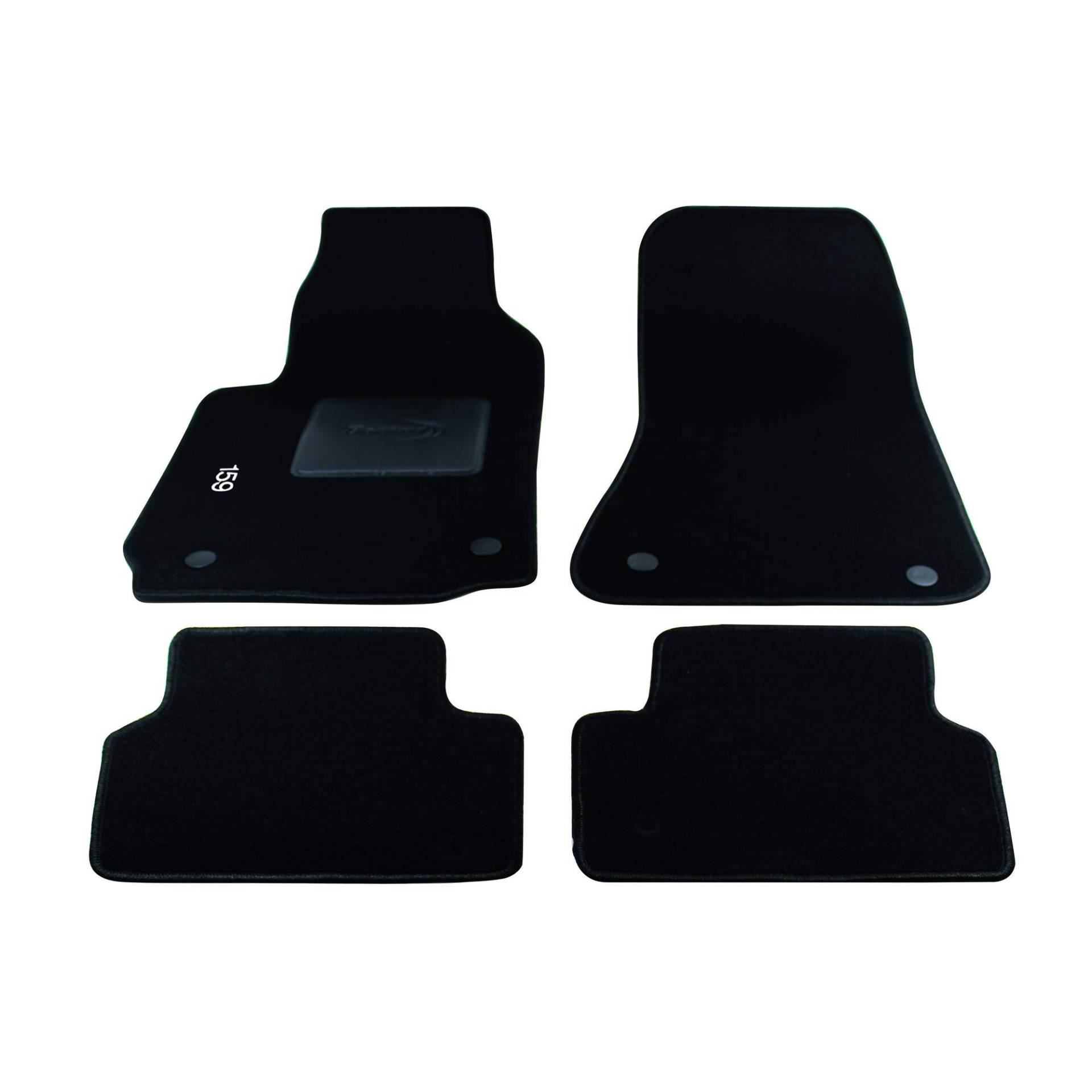 Bottari 39022â Custom Matte Samt, schwarz, 4 Stück Bottari 39022â Custom Matte Samt, schwarz, 4 Stück von Bottari
