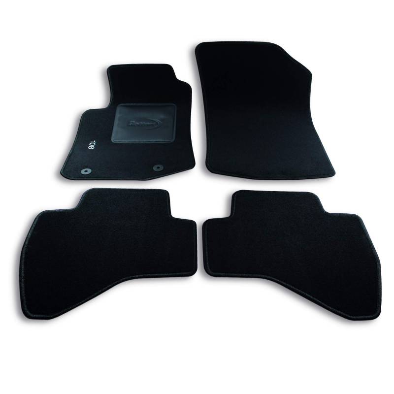 Bottari 39078 Set 4 Tappeti Auto su Misura in Moquette per Peut 108 von Bottari