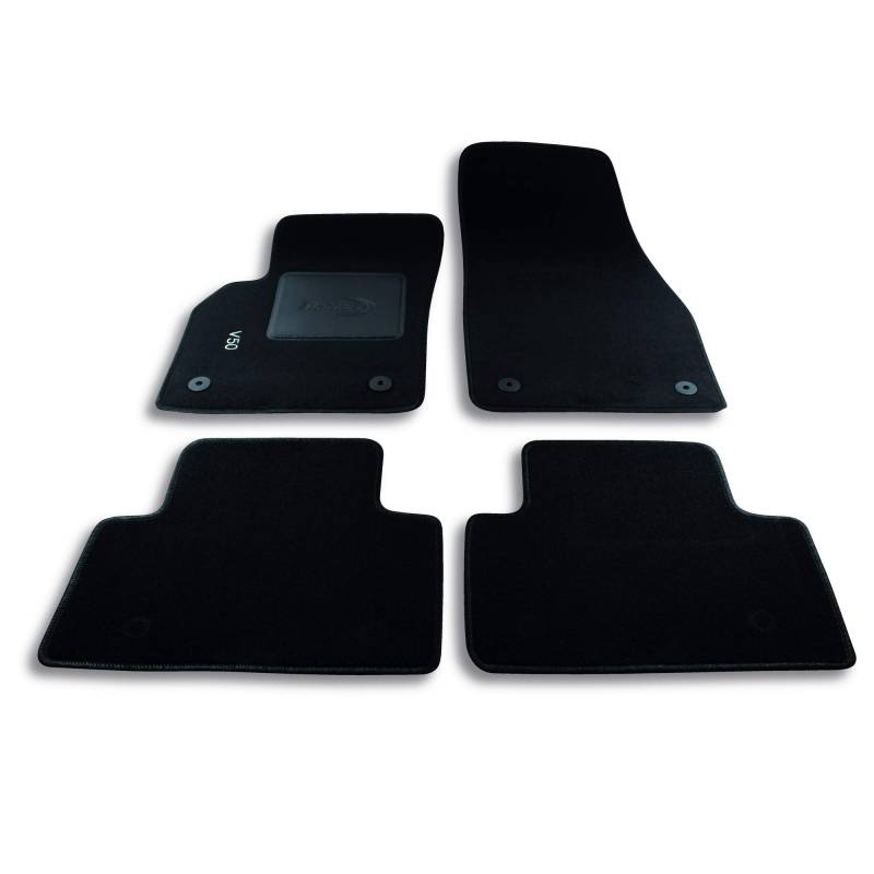 Bottari 39107â Custom Matte Samt, schwarz, 4 Stück von Bottari