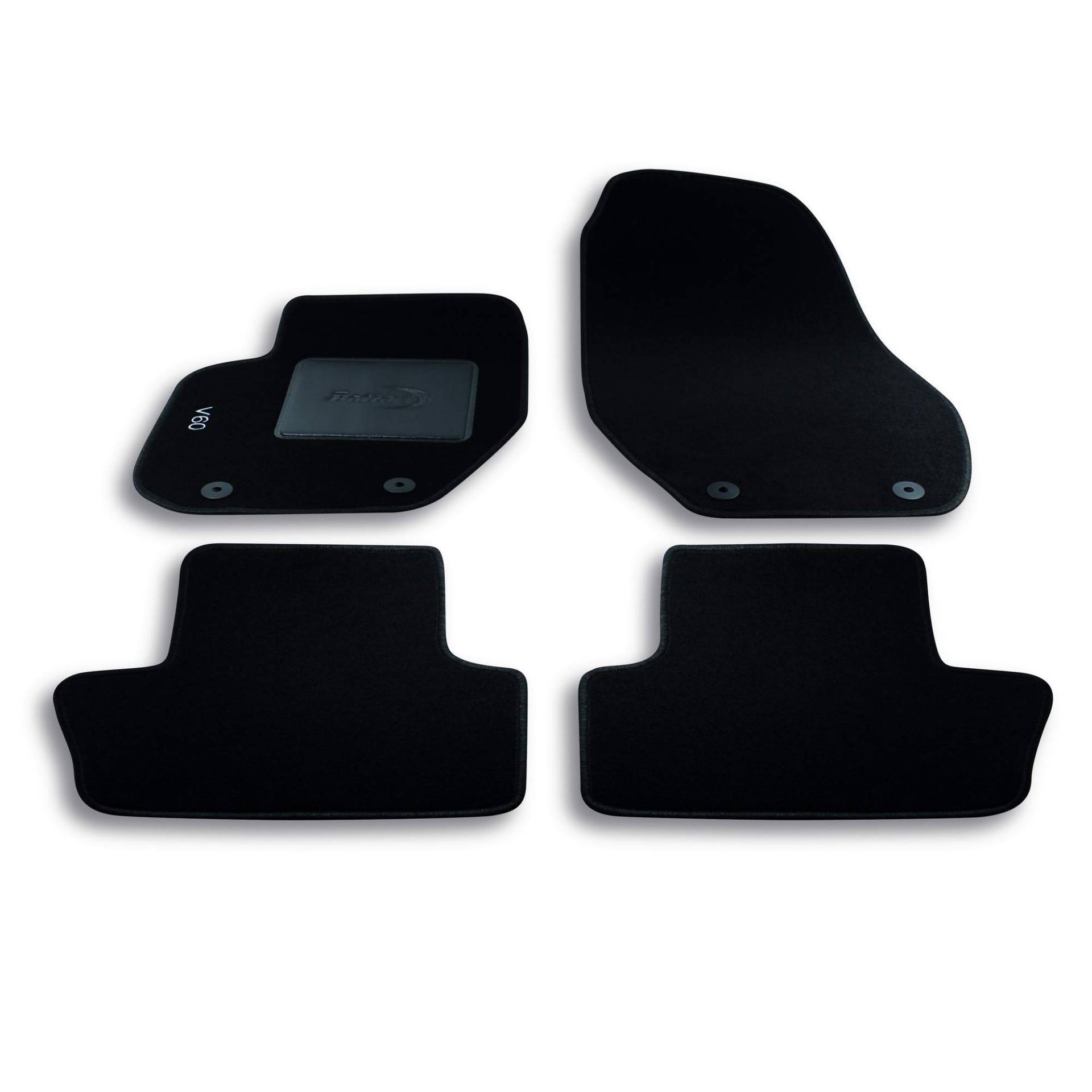 Bottari 39108â Custom Matte Samt, schwarz, 4 Stück Bottari 39108â Custom Matte Samt, schwarz, 4 Stück von Bottari