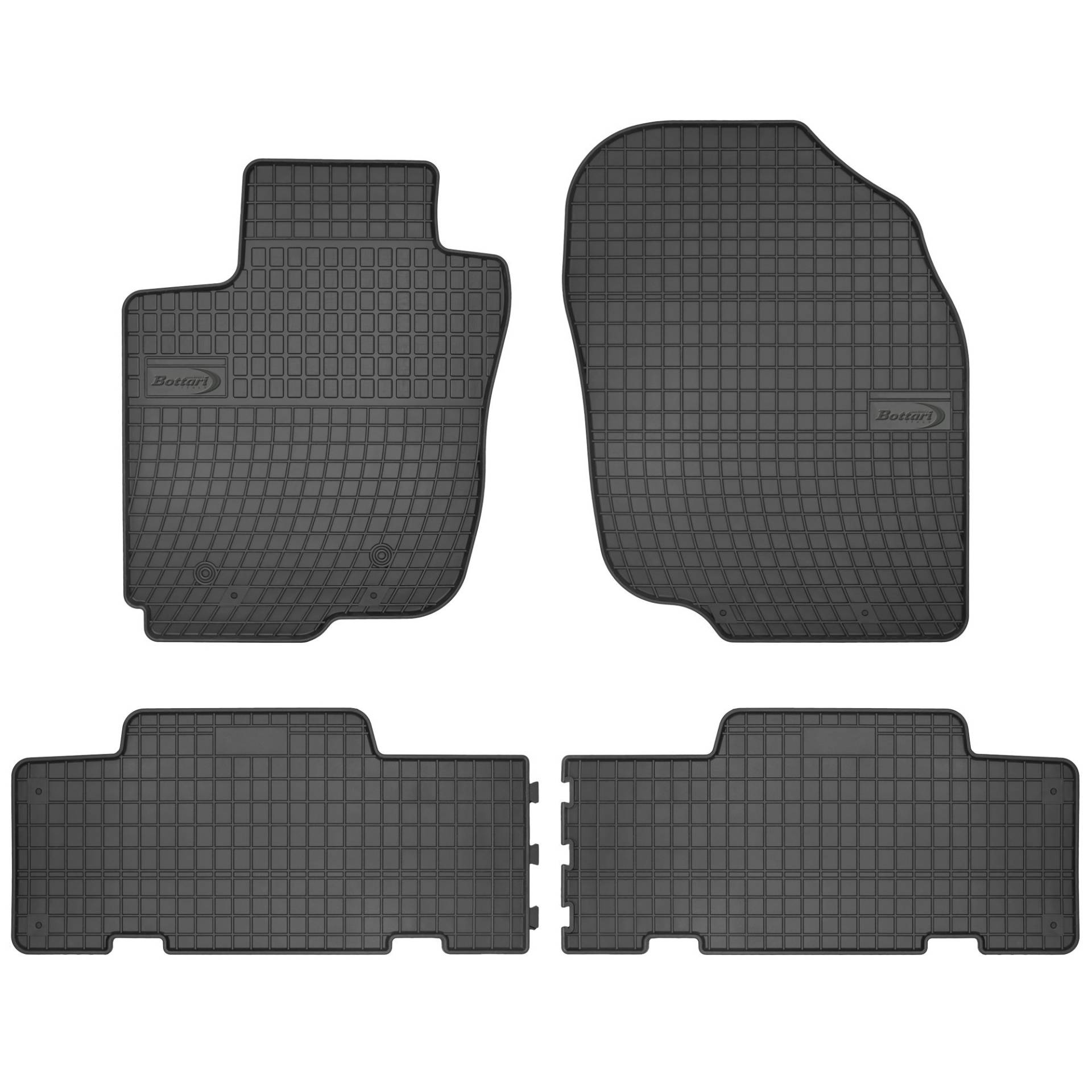 Bottari 39702 Set 4 tappeti auto in gomma su misura per Toyota Rav 4 - dal 2005 al 2012 Bottari 39702 Set 4 tappeti auto in gomma su misura per Toyota Rav 4 - dal 2005 al 2012 von Bottari