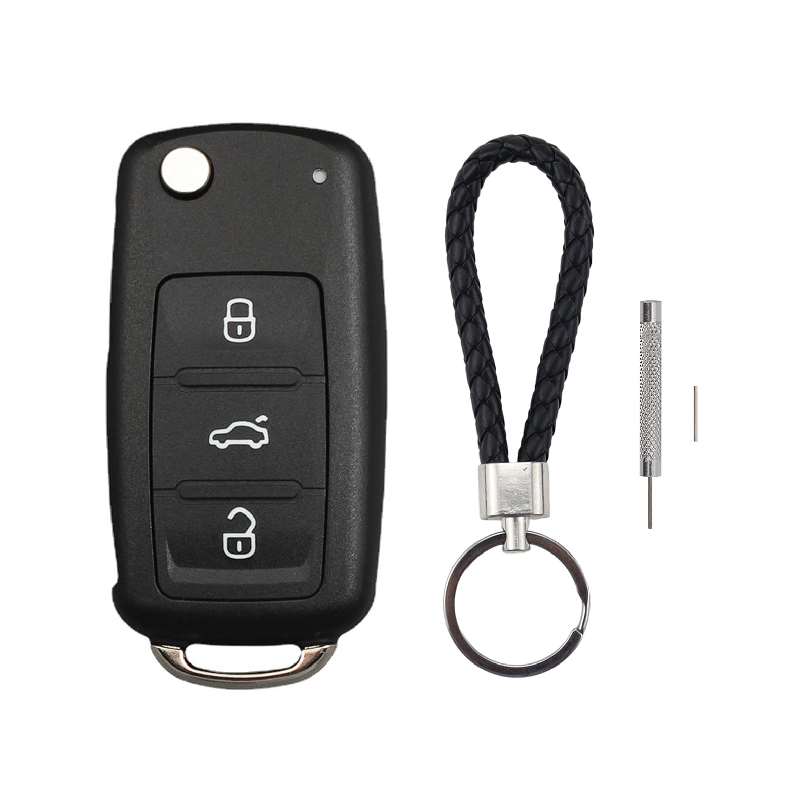 BouGPeng Schlüssel Gehäuse 3 Tasten Fernbedienung Kompatibel mit VW MK6 VW Golf 5 6 Touran Tiguan Polo Passat Seat Skoda Transporter Autoschlüssel Klappschlüssel Auto Schlüsselgehäuse BouGPeng Schlüssel Gehäuse 3 Tasten Fernbedienung Kompatibel mit VW MK6 VW Golf 5 6 Touran Tiguan Polo Passat Seat Skoda Transporter Autoschlüssel Klappschlüssel Auto Schlüsselgehäuse von BouGPeng