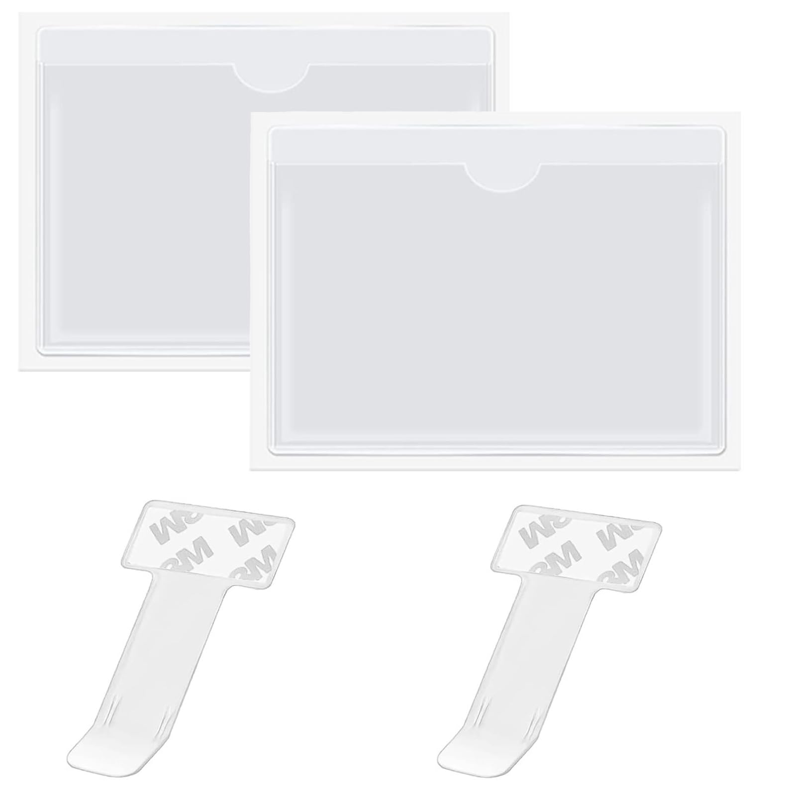 Boutihao 4 Stück Parkscheinhalter Clip, Transparent Auto Windschutzscheibe Ticket Halter, Selbstklebend Parkausweis Halterung für Auto, Selbstklebend Tickets Clips für Parkschein Boutihao 4 Stück Parkscheinhalter Clip, Transparent Auto Windschutzscheibe Ticket Halter, Selbstklebend Parkausweis Halterung für Auto, Selbstklebend Tickets Clips für Parkschein von Boutihao
