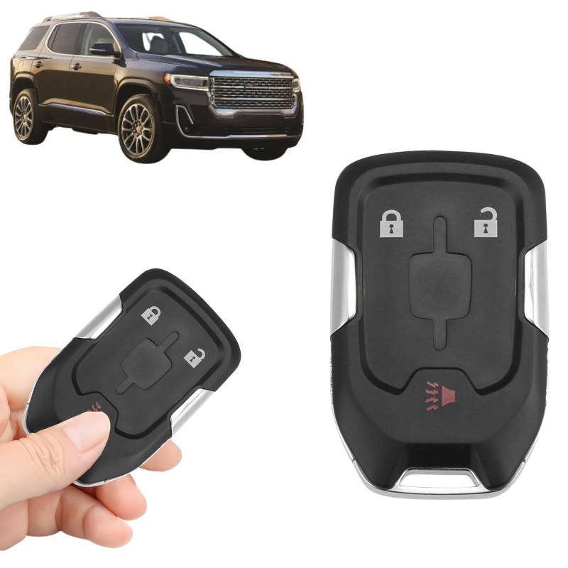 Boxonly Ersatz-Autoschlüssel mit 3 Tasten, HYQ1EA für GMC Acadia (2017–2020), 433 MHz, 46 Chip von Boxonly