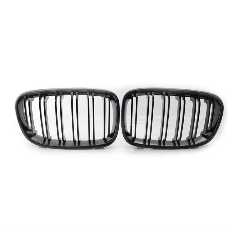 1 Paar Auto Front Stoßstange Kühlergrill Niere Ersatz Gitter Für 1 Serie F20 F21 116i 118i 120i 120d 125i 2012 2013 2014 Kühlergrill Kühlergitter Auto Kühlergrill Frontgrill(Kohlefaser-Optik) von Bpjikxf
