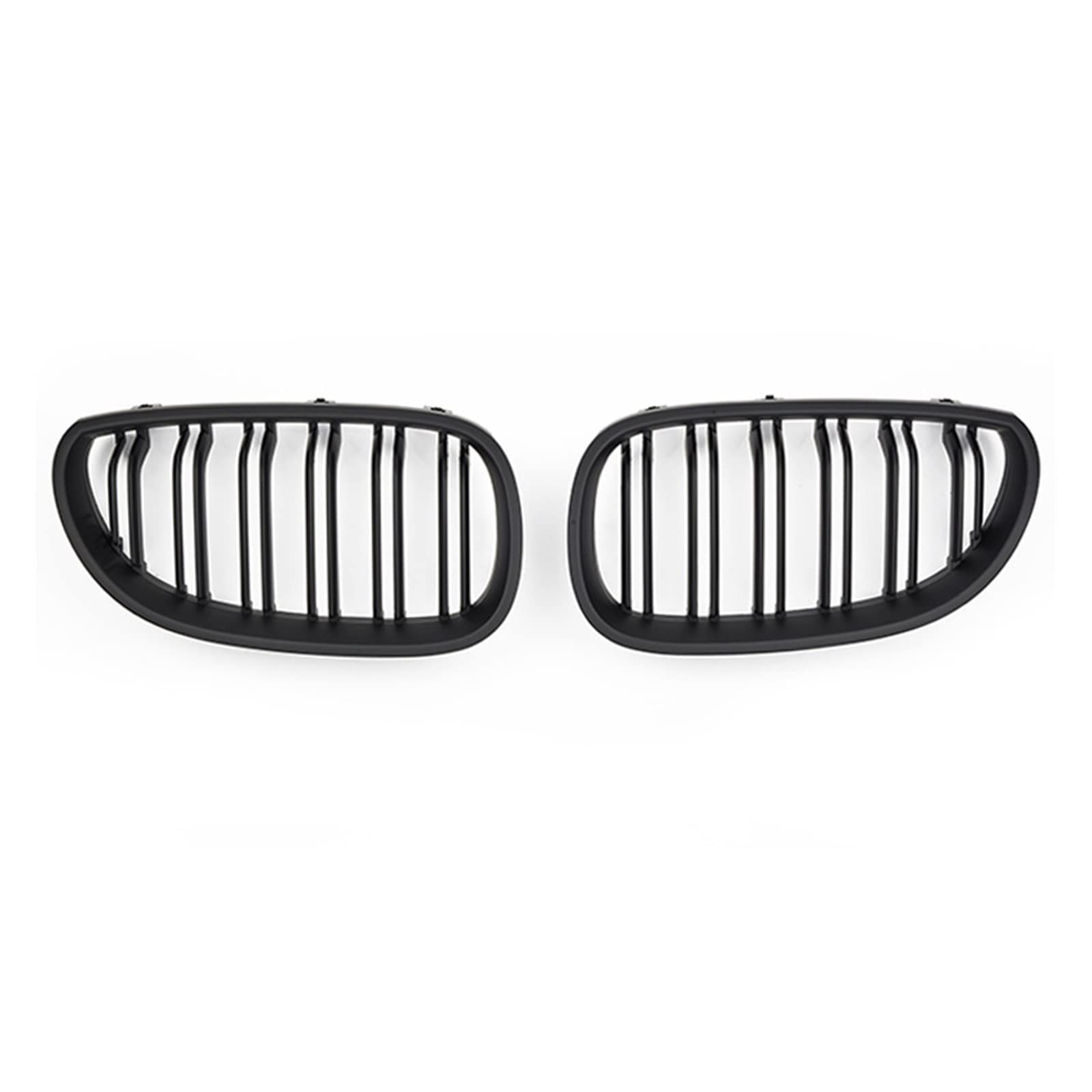 1 Paar Auto-Styling Frontnierengitter Racing Grille Für 5 Series E60 E61 M5 2003 2004 2005 2006 2007 2008 2009 2010 Schwarz Glänzend Kühlergitter Auto Kühlergrill Frontgrill(Matt-schwarz) von Bpjikxf