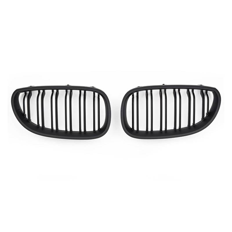 1 Paar Auto-Styling Frontnierengitter Racing Grille Für 5 Series E60 E61 M5 2003 2004 2005 2006 2007 2008 2009 2010 Schwarz Glänzend Kühlergitter Auto Kühlergrill Frontgrill(Matt-schwarz) von Bpjikxf