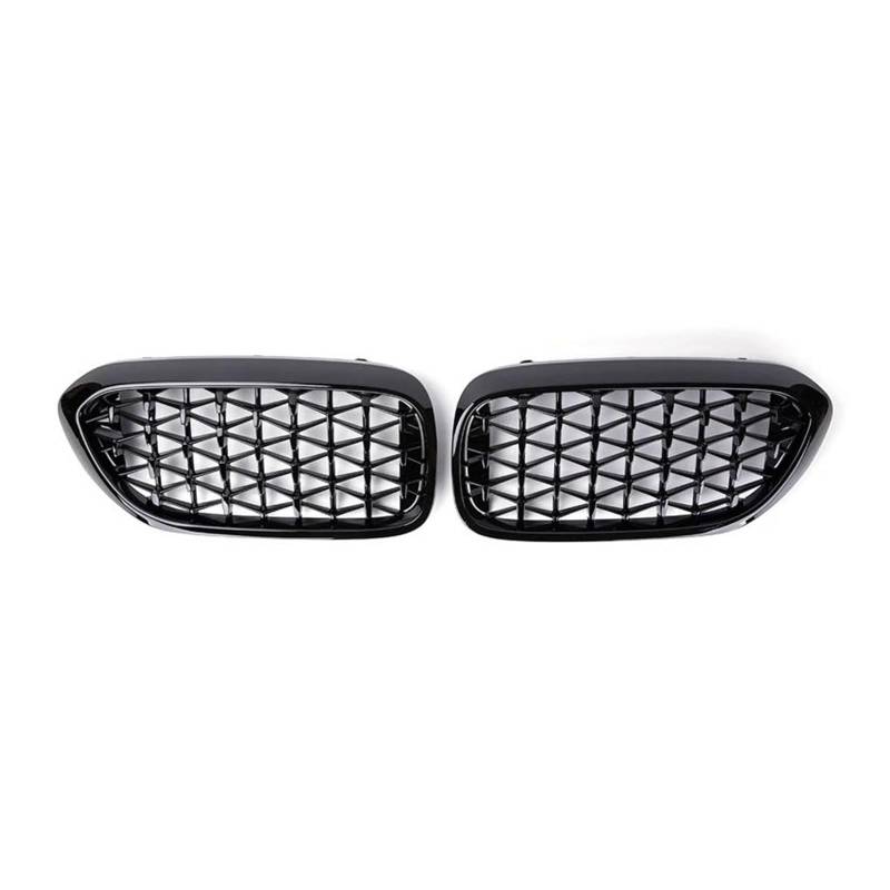 1 Paar Für 5 Series G30 G38 2017 2018 2019 2020 Auto Vorderen Stoßfänger Nierengrill Grill Diamant Meteor Stil Auto Zubehör Kühlergitter Auto Kühlergrill Frontgrill(Gloss Black) von Bpjikxf