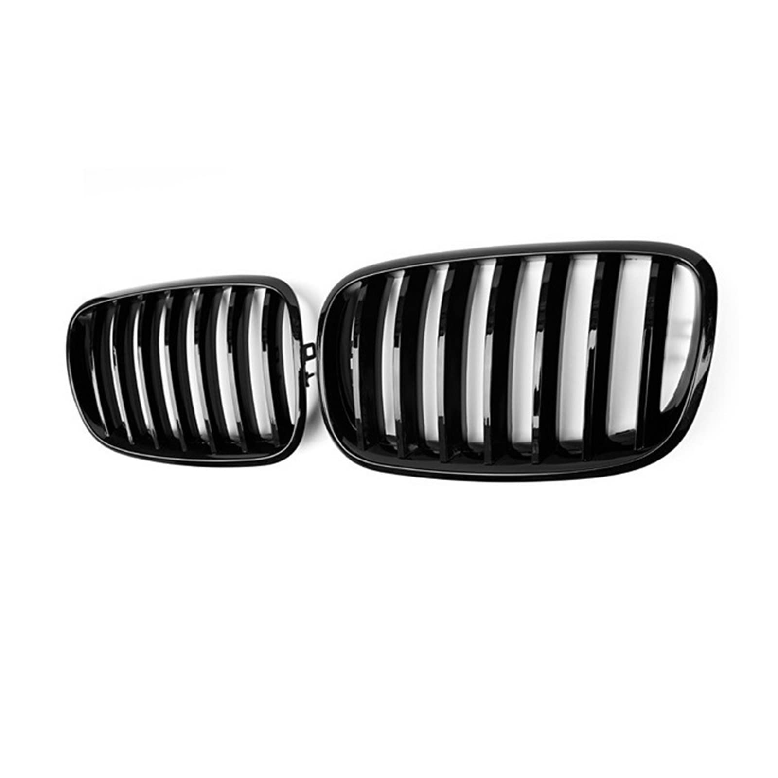 1 Paar Für X5 X6 E70 E71 E72 2008 2009 2010 2011 2012 2013 Auto Front Nierengrill Einzellamellen Refit Haube Stoßstange Grills Kühlergitter Auto Kühlergrill Frontgrill(Gloss Black) von Bpjikxf