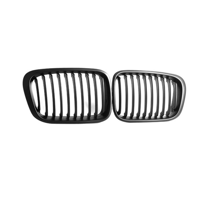 1 Paar Nierengrill Für Die Frontstoßstange 1 Lamellen-Renngrill Für 3er-Serie E46 2/4-türig 1998 1999 2000 2001 Schwarz Glänzend Auto-Styling Kühlergitter Auto Kühlergrill Frontgrill(4 Door Matte Blac von Bpjikxf
