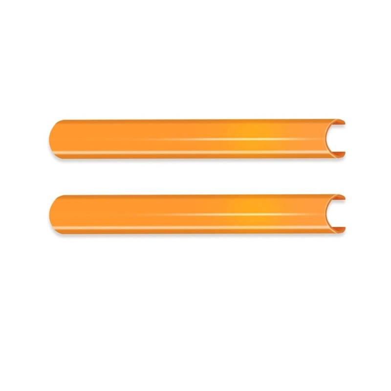 2 Stücke Für E60 E61 5 Serie 2003 2004 2005 2006 2007 2008 2009 2010 Auto Kühlergrill Zierleisten Abdeckung Rahmen Aufkleber Kühlergitter Auto Kühlergrill Frontgrill(Orange) von Bpjikxf