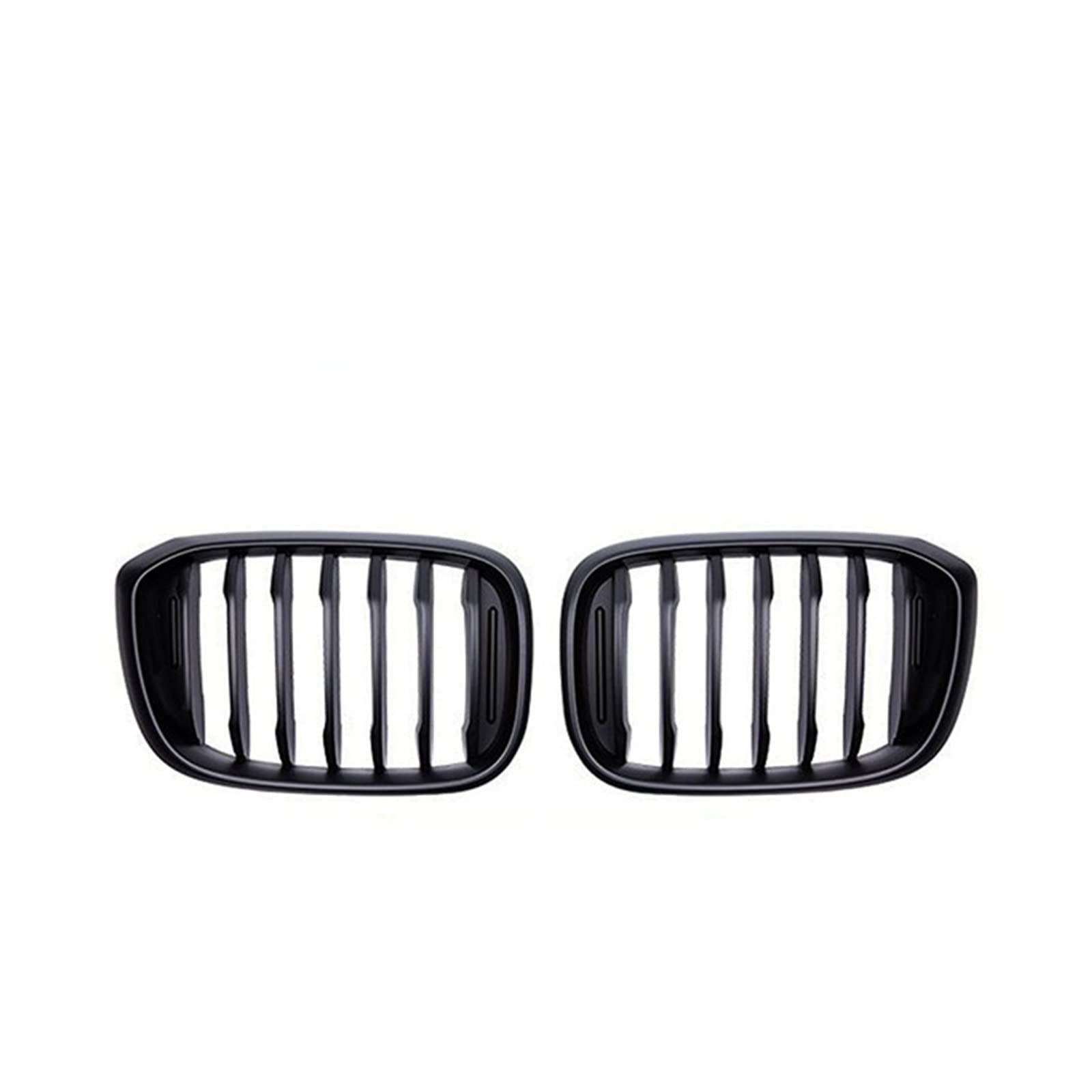 2 Stücke Für X3 G01 X4 G02 2018 2019 2020 Auto Front Hood Nierengrill Grill Mesh Glänzend Schwarz Racing Grills Frontgrill Kühlergitter Auto Kühlergrill Frontgrill(1 Line Matte Black) von Bpjikxf