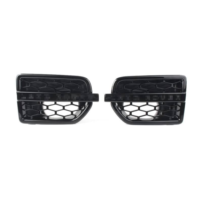 2X Für Land Für Rover LR4 2010 2011 2012 2013 2014 2015 2016 Auto Seite Grille Air Intake Fender Vents Grill In Glanz Schwarz Kühlergitter Auto Kühlergrill Frontgrill von Bpjikxf
