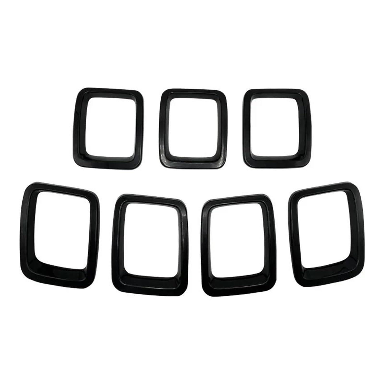 7-teiliges Auto-Kühlergrill-Einsatzset Aus ABS Für Den Vorderen Kühlergrill Rahmenverkleidungen Für Jeep Für Compass Für MP 2017–2018 2019 2020 Kühlergitter Auto Kühlergrill Frontgrill(Schwarz) 7-teiliges Auto-Kühlergrill-Einsatzset Aus ABS Für Den Vorderen Kühlergrill Rahmenverkleidungen Für Jeep Für Compass Für MP 2017–2018 2019 2020 Kühlergitter Auto Kühlergrill Frontgrill(Schwarz) von Bpjikxf