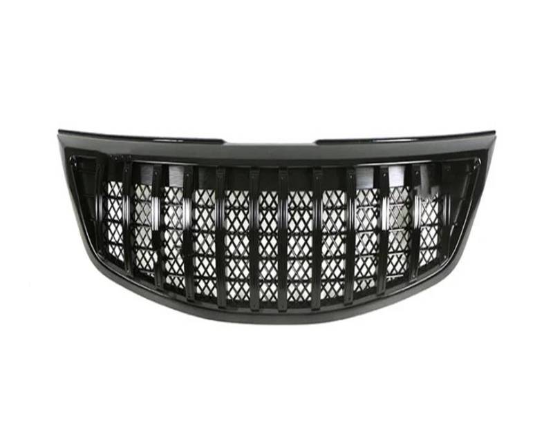 ABS Kühlergrill Auf Auto Vorderen Stoßfänger Für KIA Für Sorento 2009-2015 Modifizierte Racing Grille Zubehör Dekorative Kühlergitter Auto Kühlergrill Frontgrill(09-12 Black) von Bpjikxf
