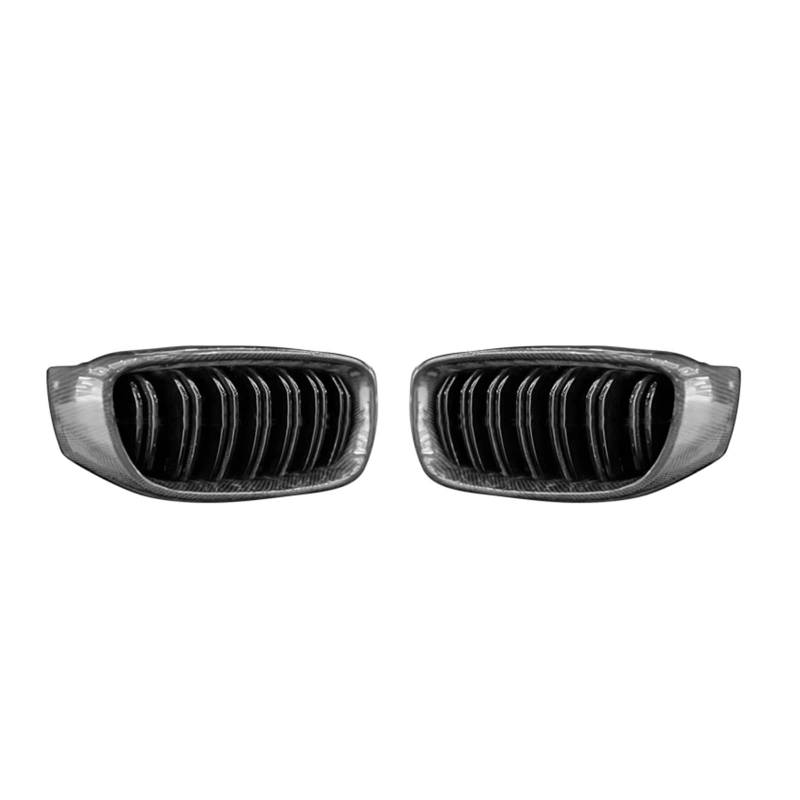 Auto Diamant Nieren Kühlergrills Für 3 Serie GT F34 2013 2014 2015 2016 2017 2018 2019 Stoßstange Modifizierte Zubehör Meteor Mesh Look Kühlergitter Auto Kühlergrill Frontgrill(Kohlefaser) von Bpjikxf