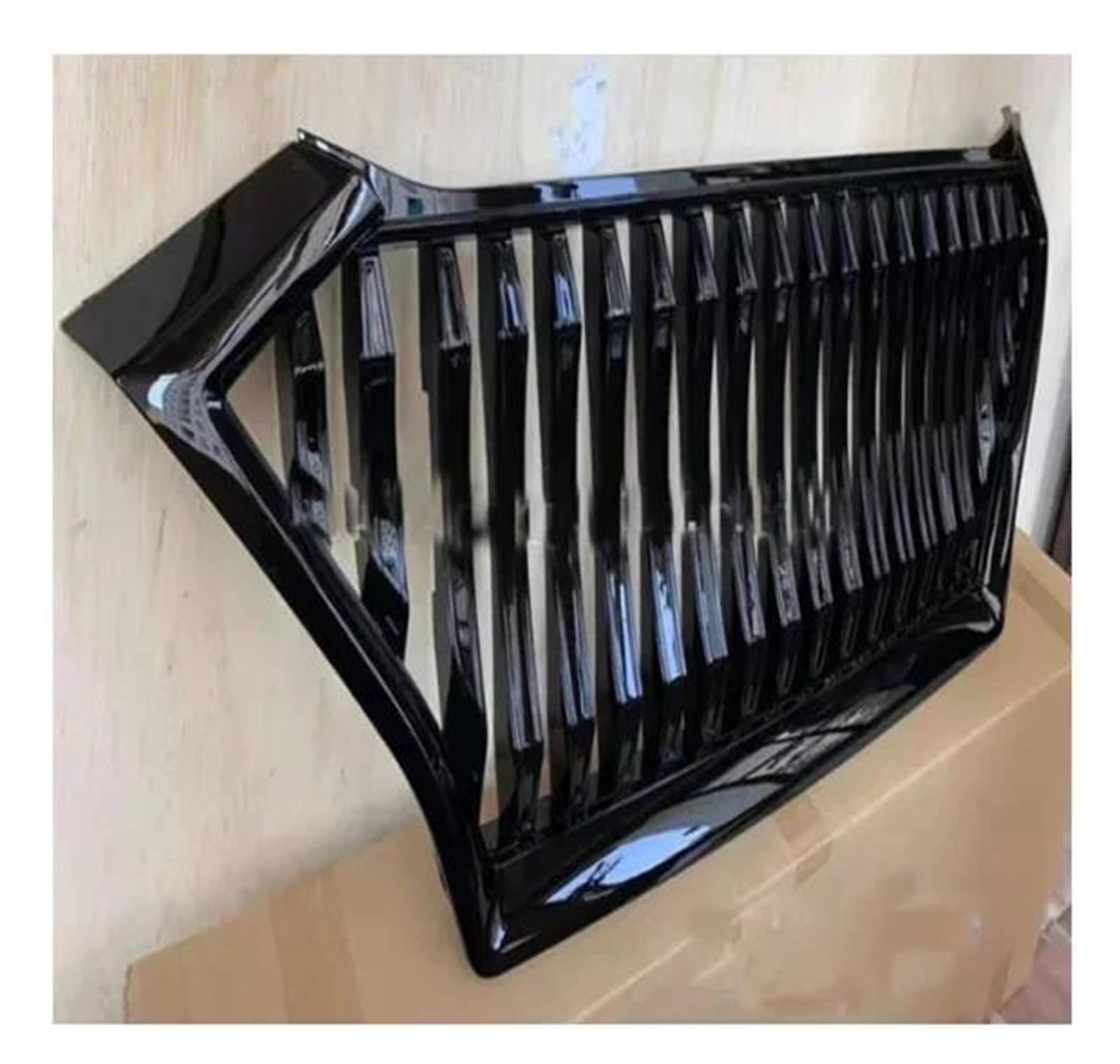 Auto Front GT Racing Grille Kühlergrill Für Hyundai Für Tucson 2019 2020 2021 2022 Auto Zubehör ABS Grille Gloosy Kühlergitter Auto Kühlergrill Frontgrill(Schwarz) von Bpjikxf