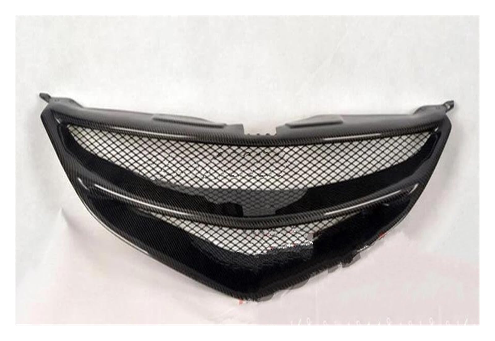 Auto Front Grille Mit Streifen Für Mazda 6 2008-2009 2010 2011 2012 Carbon Fiber Look Kühlergitter Auto Kühlergrill Frontgrill(B) von Bpjikxf