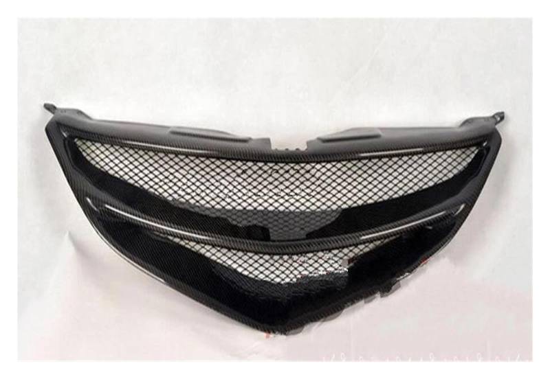 Auto Front Grille Mit Streifen Für Mazda 6 2008-2009 2010 2011 2012 Carbon Fiber Look Kühlergitter Auto Kühlergrill Frontgrill(B) von Bpjikxf