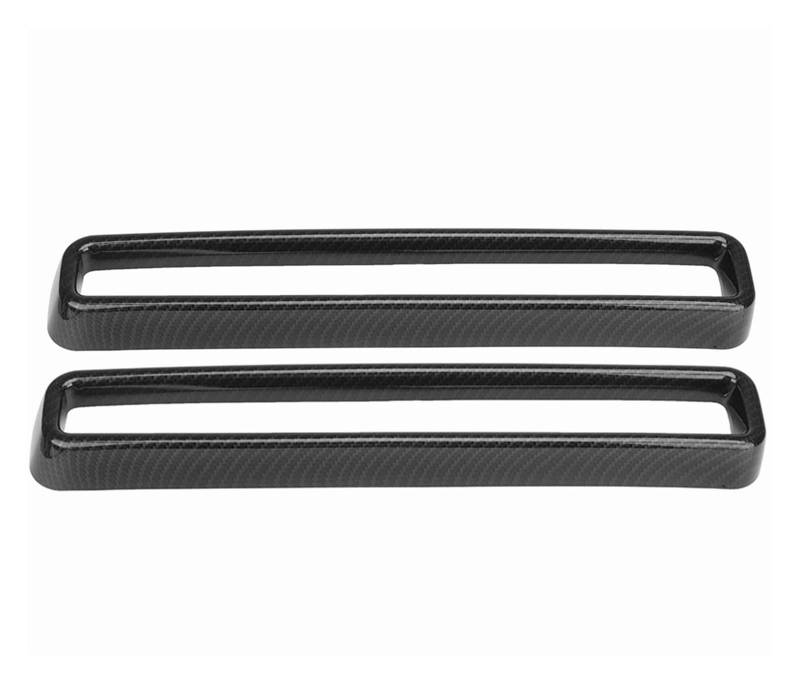 Auto Front Upper Grill Grille Insets Zierabdeckung Grille Rahmenschutz Für Dodge Für Challenger 2015 2016 2017 2018 2019 2020 Kühlergitter Auto Kühlergrill Frontgrill(Kohlefaser-Optik) von Bpjikxf