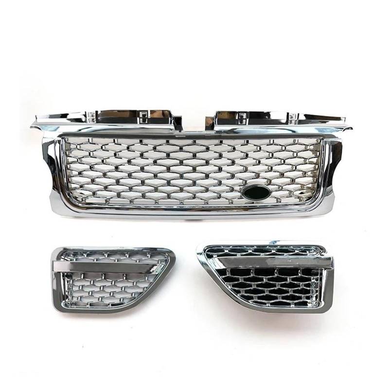 Auto-Frontgrill-Grill-Netz-Auto-Kühler Für Land Für Rover Für Range Für Rover Für Sport 2005-2006 2007 2008 2009 L320 ABS Kühlergitter Auto Kühlergrill Frontgrill(Plating a Set) von Bpjikxf