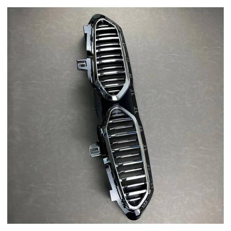 Auto Grill Grille Für KIA Für Cerato 2022 Front Grille Grille Schwarz Oder Silber Vorne Niere ABS Kühlergitter Auto Kühlergrill Frontgrill(Silber) von Bpjikxf