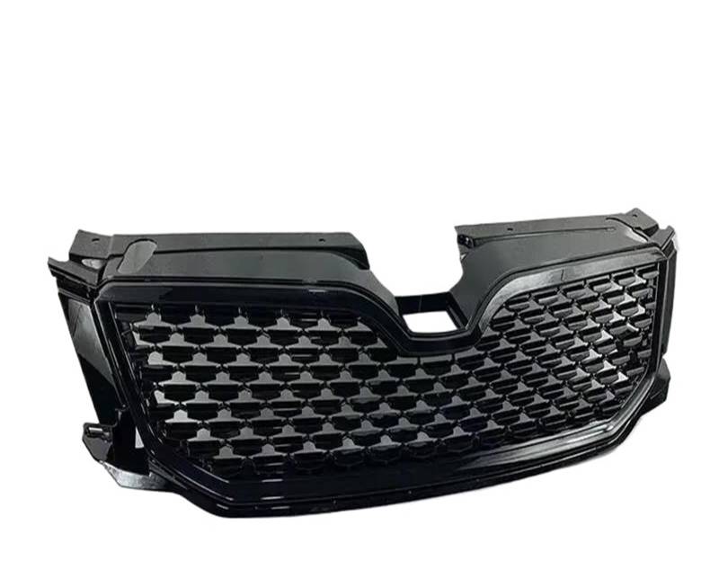 Autozubehör ABS-Material Upgrade Frontgrill Für Skoda Für Octavia Grille 2014-2017 2016 2015 2014 Kühlergitter Auto Kühlergrill Frontgrill(Schwarz) von Bpjikxf