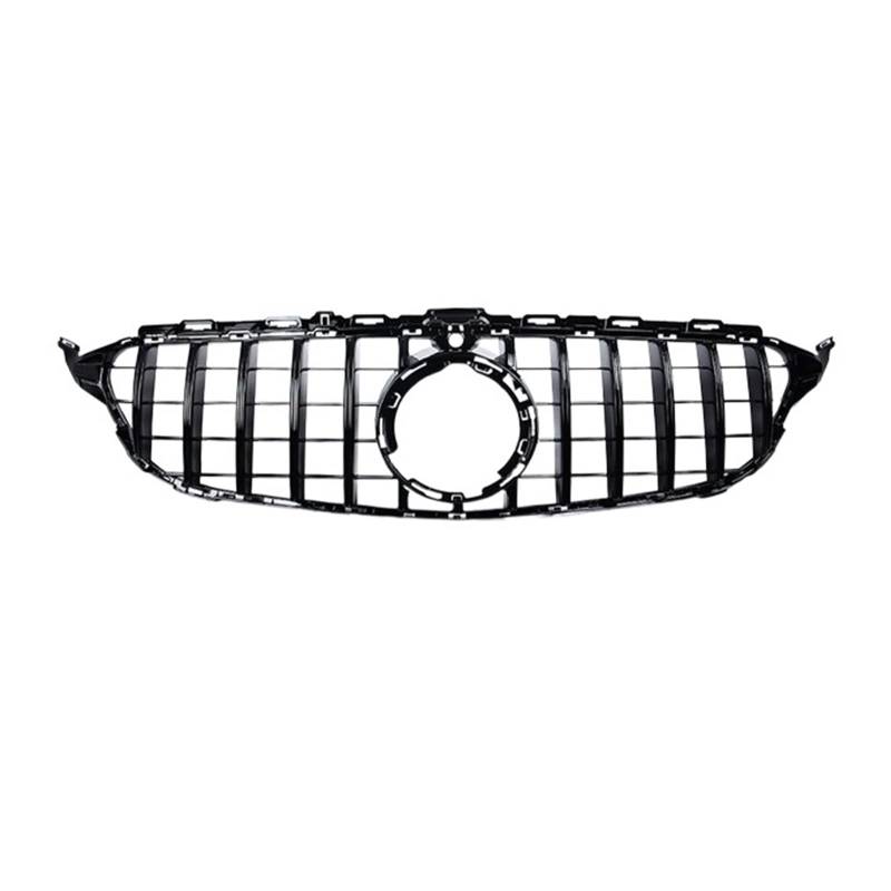 C-Klasse W205 Diamantgrill GT Kühlergrill Für C200 C300 C450 C250 C180 C220 2015 2016 2017 2018 2019 2020 2021 C63 Kühlergrill Kühlergitter Auto Kühlergrill Frontgrill(D Black no c15-18) von Bpjikxf