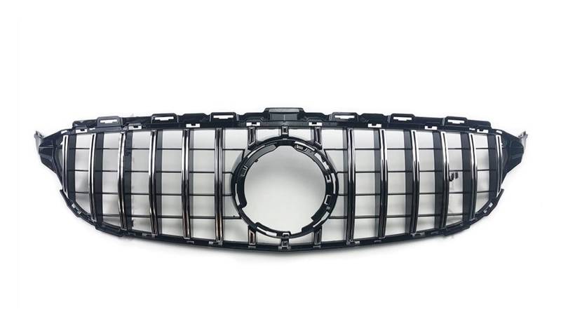 Coupe-Frontgrill Für Benz W205 Grill C205 S205 C43 C 2014 2015 2016 2017 2018 2019 2020 2021 C250 C300 C200 C260 C180 Kühlergitter Auto Kühlergrill Frontgrill(19-21 Chrome Silvery-a) von Bpjikxf