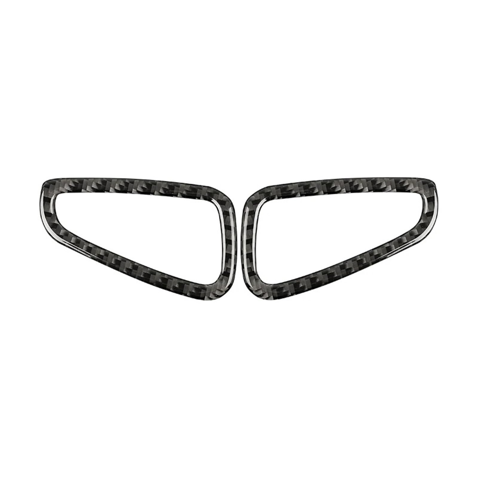 Dekoration Carbon Fiber Innen Auto Instrument Air Vent Dekorative Rahmen Abdeckung Aufkleber Für Chevrolet Für Camaro 2017-2022 Zubehör Interieurleisten(Schwarz) von Bpjikxf