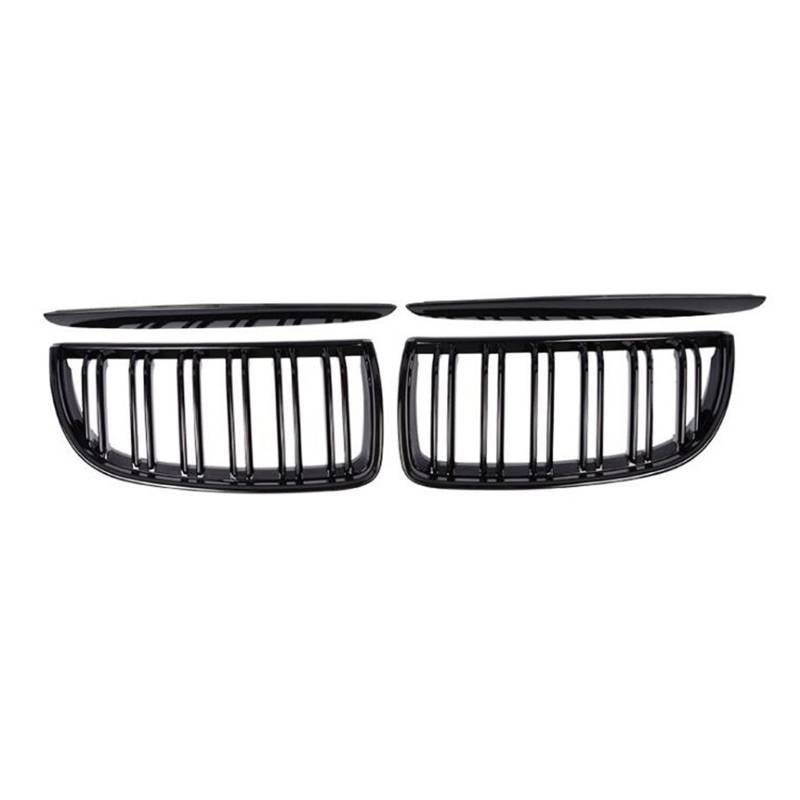 Front Hood Nierengrill Kompatibel Für E90 323i 325xi 330i 328i 328xi 335i 335xi Pre-Facelift Frontgrill Kühlergitter Auto Kühlergrill Frontgrill(Gloss Black) von Bpjikxf