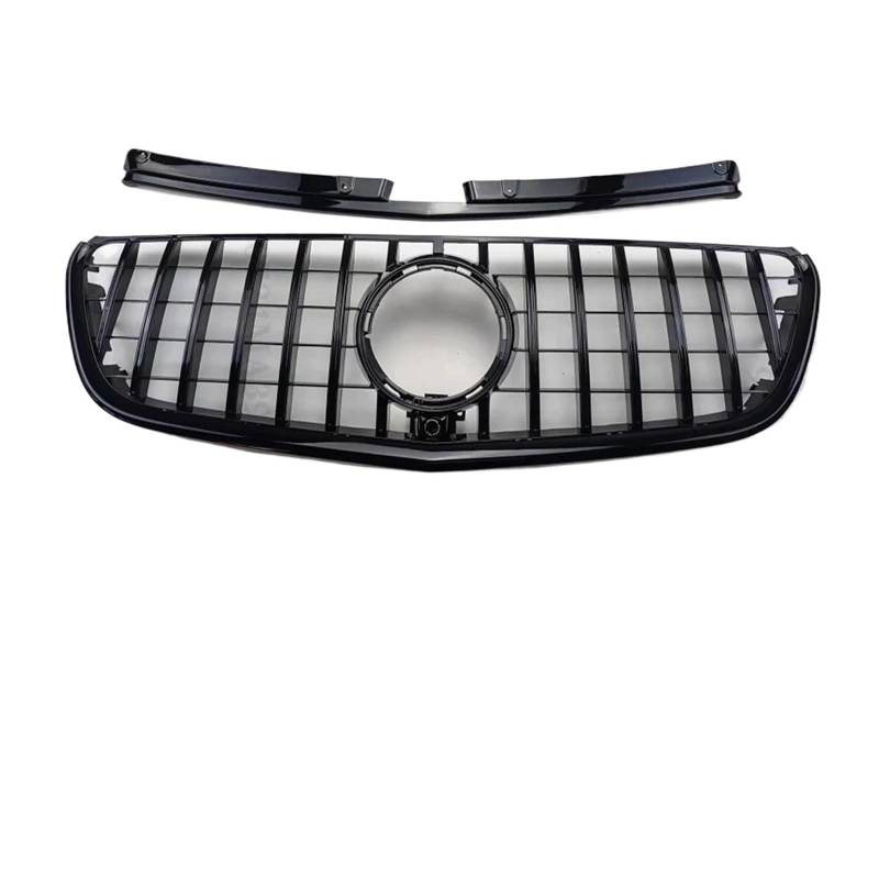 Front Kühlergrill Einlass Grill Für Benz Für Vito W447 2015 2016 2017 2018 2019 2020 2021 2022-2023 Zubehör Mitte Mesh Grid Kühlergitter Auto Kühlergrill Frontgrill(2015-2019 Black) von Bpjikxf