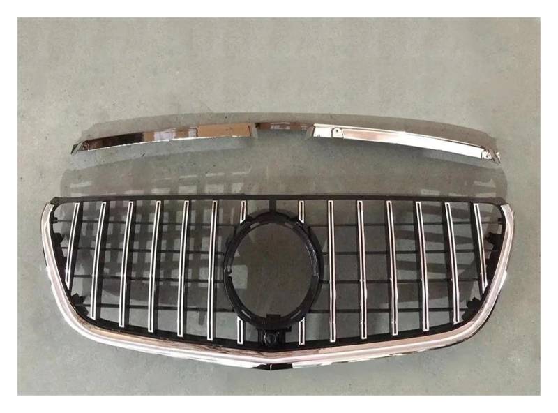 Front Kühlergrill Einlass Grill Für Benz Für Vito W447 2015 2016 2017 2018 2019 2020 2021 2022-2023 Zubehör Mitte Mesh Grid Kühlergitter Auto Kühlergrill Frontgrill(2015-2019 Silvery) von Bpjikxf