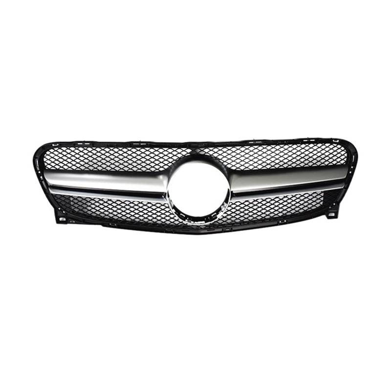 Frontgrill Frontabdeckung Grille Race Grill Für GL X156 2014 2015 2016 Mesh Tuning Zubehör Facelift Kühlergitter Auto Kühlergrill Frontgrill(Silber) von Bpjikxf