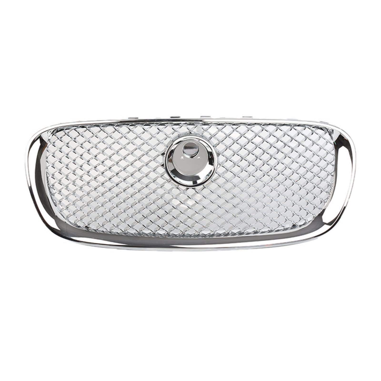 Frontgrill Frontstoßstangengrill Mittelteil Styling Oberer Grill Für Jaguar Für XF/XF 2008 2009 2010 2011, Autozubehör Kühlergitter Auto Kühlergrill Frontgrill(C Grille) von Bpjikxf