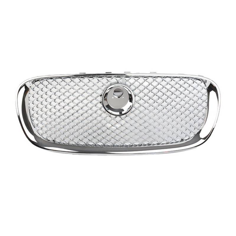 Frontgrill Frontstoßstangengrill Mittelteil Styling Oberer Grill Für Jaguar Für XF/XF 2008 2009 2010 2011, Autozubehör Kühlergitter Auto Kühlergrill Frontgrill(C Grille) von Bpjikxf
