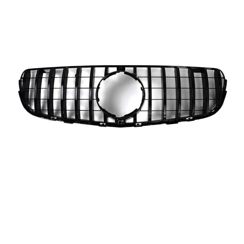 Frontgrill Kühlergrill Gitter Mittleres Einlassnetz Für Benz Für GLC Für Coupe C253 X253 2015-2016 2017 2018 2019 2020 2021 2022 2023 Kühlergitter Auto Kühlergrill Frontgrill(15-19 Black) von Bpjikxf