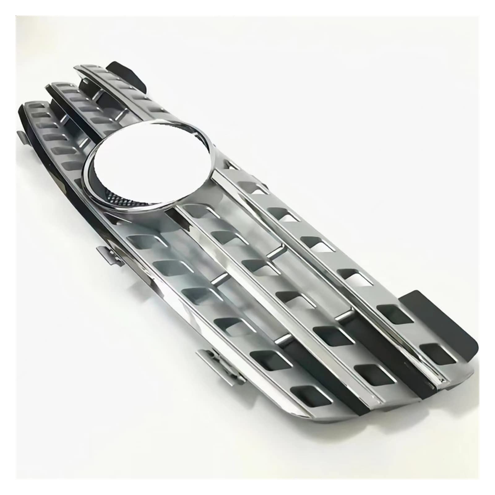 Frontstoßstange Antikollisionsstreifen Helle Streifen Für Benz ML Klasse W164 ML300 ML320 ML350 ML400 ML500 ML550 2005-2008 2006 2007 Kühlergitter Auto Kühlergrill Frontgrill(Silber) von Bpjikxf