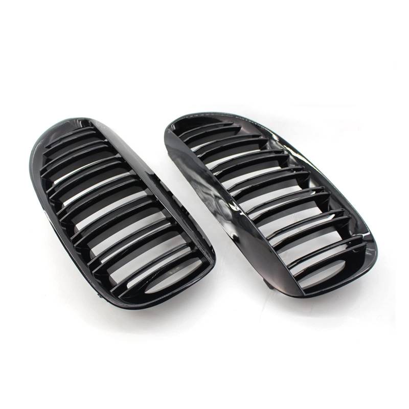 Frontstoßstange Nierengrill Gitter Für E63 E64 630i 650i 645ci 2004 2005 2006 2007 2008 2009 2010 Glanz Schwarz Kühlergitter Auto Kühlergrill Frontgrill von Bpjikxf