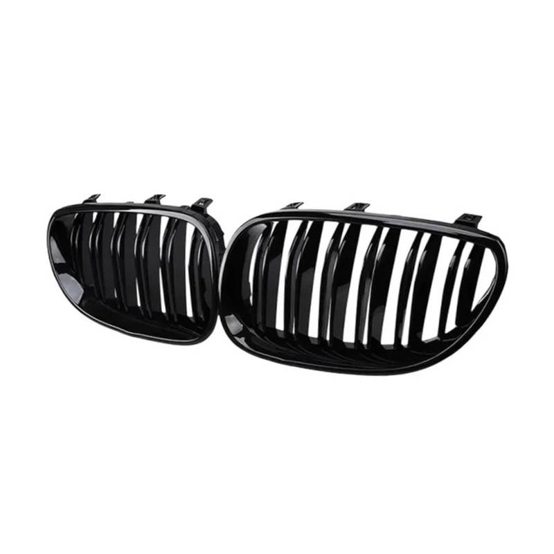 Frontstoßstange Nierengrill Grill Haube Mesh Doppellinie Für E60 M5 E61 545i 520i 550i 535i 2003-2010 5er-Umbau Body Kit Kühlergitter Auto Kühlergrill Frontgrill von Bpjikxf